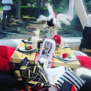 Dunch “Late Brunch”  Marquee Picnic Table Party for Any Occasion