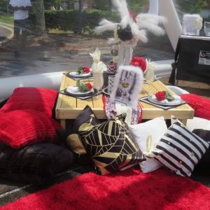 Dunch “Late Brunch”  Marquee Picnic Table Party for Any Occasion