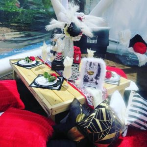 Dunch “Late Brunch”  Marquee Picnic Table Party for Any Occasion