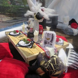 Dunch “Late Brunch”  Marquee Picnic Table Party for Any Occasion